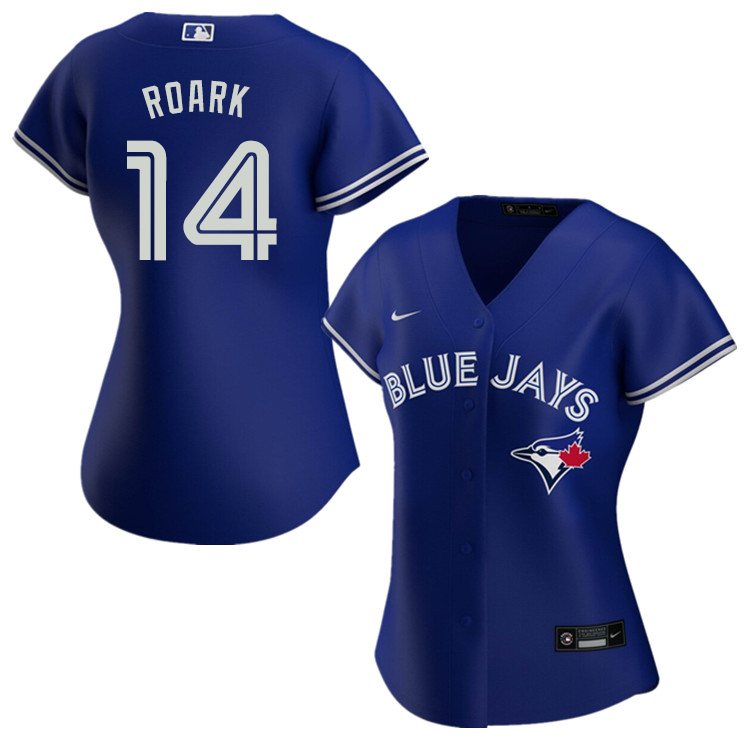 Nike Women #14 Tanner Roark Toronto Blue Jays Baseball Jerseys Sale-Blue